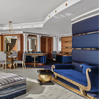 Commercial One-stop personnalisé luxe 5 étoiles hôtel meubles ensembles de chambre Queen lit Royal canapé ensemble