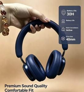 <span class=keywords><strong>Casque</strong></span> audio supra-auriculaire à succès avec batterie 400 mAh, ANC, étanchéité IPX4, chipset JL, sans fil B.T.6.0 – Idéal pour DJ, sport et voyage - Product Image 2