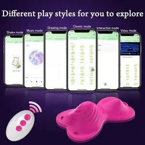 Vibrador com controle remoto para mulheres, brinquedo para sentar e andar, estimulador de clitóris, brinquedo sexual adulto para o prazer feminino, novidade rosa