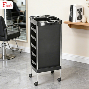 कस्टमाइज़ लोगो प्लास्टिक काले बाल सैलून ट्रॉली के लिए <span class=keywords><strong>5</strong></span> दराज - Product Image 5