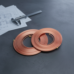 Tuyau en cuivre pur C12200 99,99 % en forme de pancake, conforme à la norme ASTM B280, diamètres 1/4 ", 3/8 ", 1/2 " pour la réfrigération et le chauffage (HVAC) - Product Image 5