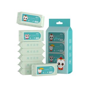 OEM Soft Spunlace Non tessuto Mini salviettine umidificate sciacquabile wc pulizia igiene sanitaria per bambini pelle sensibile uso domestico - Product Image 5