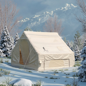 Vente en gros de tentes de plein air gonflables disponibles Conception personnalisée Tente de camping de plein air personnelle en coton respirant à installation rapide - Product Image 5