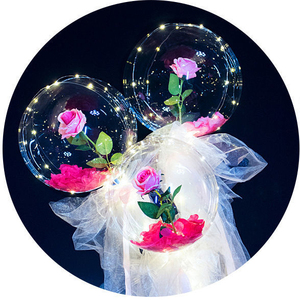 Decoración Navideña al por Mayor, <span class=keywords><strong>Globos</strong></span> Inflables Transparentes <span class=keywords><strong>con</strong></span> Luces LED Multicolores y Varillas, Juego <span class=keywords><strong>de</strong></span> Regalo - Product Image 2