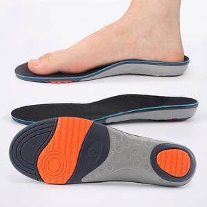 Men's High Elasticity Shock Absorption Sweat Sports Arch Support <b>Insoles</b> Foot Valgus Flat Feet Orthopedic Full Cushion - Product Image 6
