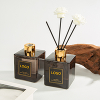 Diffuseur de parfum d'ambiance 200 ml, direct usine, pour hôtel et maison, avec bâtonnets décoratifs en forme de fleur, coffret cadeau