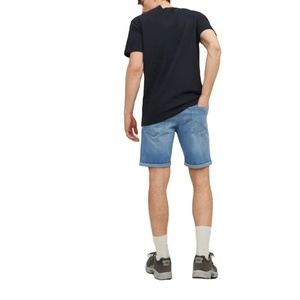 Short en jean d'été décontracté pour hommes Nouvelle mode en jean extensible bleu noir Fermeture à cordon Fabriqué au Bangladesh - Product Image 2