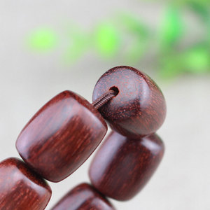 Zambian Blood Sandalwood <b>Bracelet</b> 15x15mm Geometric <b>Beads</b> Everyday Wear Jewelry for <b>Men</b> Women - Product Image 3