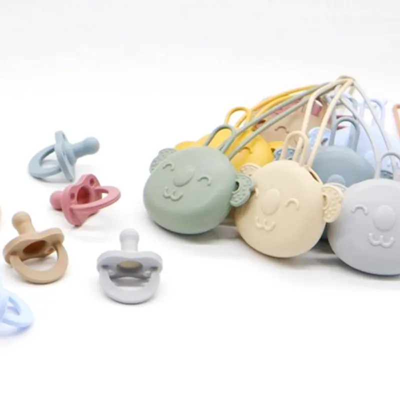 Beatuiful sacchetto regalo per bambini Oem scatola personalizzata stile imballaggio modello Design a colori stampa ciuccio per l'alimentazione del bambino con capezzolo