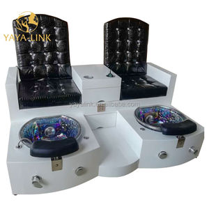 Estación de pedicura sillas de pedicura de spa de lujo de dos plazas silla doble amantes - Product Image 3