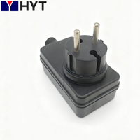 Adaptateur secteur extérieur DC de classe 2 haute qualité 12V-24V 60W max IP44 étanche, prise secteur AC certifiée CE 1.5A, garantie 24 mois