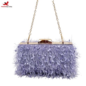 Cross-border Evening Clutch <b>Bag</b> Tassels Women's Daily Use <b>Hot</b>-Selling Polyester Lock Closure Shoulder <b>Bag</b> RTS Bulk Mixed Order - Product Image 1