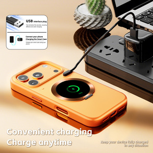 เคสโทรศัพท์ LCD แฟชั่น DIY พร้อมจอแสดงผลอัจฉริยะขนาด 1.52 นิ้ว และขาตั้งพับได้สำหรับ iPhone 17 Pro Max - Product Image 6