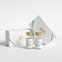 Boîte d'emballage personnalisée avec logo, 2 flacons de 3 ml, 5 ml, 10 ml, 4 ml, boîte à flacons en papier avec plateau, étiquettes de flacons mates personnalisées et emballage de boîte