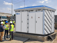 Poste de transformation compact industriel européen intégré en métal avec appareillage de commutation MT et compartiment de transformateur pour la distribution d'énergie