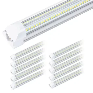 Garaj depo atölyesi 50W 100W 4FT 8FT V şekli entegre T8 Led tüp ışık