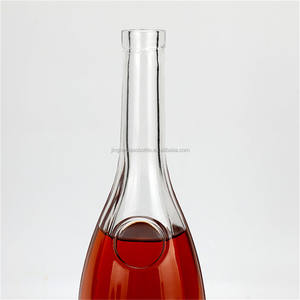 JINGNA 700ml Bouteille d'alcool en verre pour Champagne Whisky Vodka <span class=keywords><strong>Rhum</strong></span> Gin avec prix de gros avec couvercle - Product Image 4