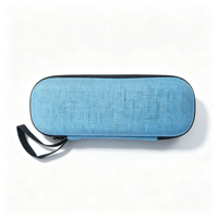 Étui de rangement portable compartimenté avec sangle de transport, fermeture éclair, sac de transport rigide en EVA pour stylos
