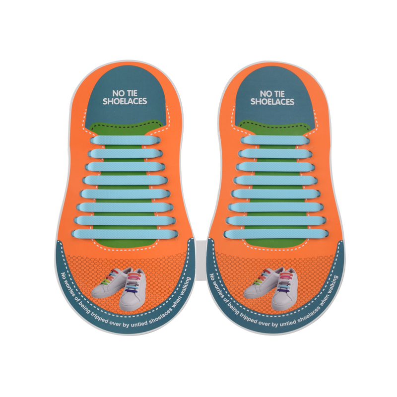 Очаровательные эластичные модные спортивные ленивые силиконовые шнурки для обуви без завязывания