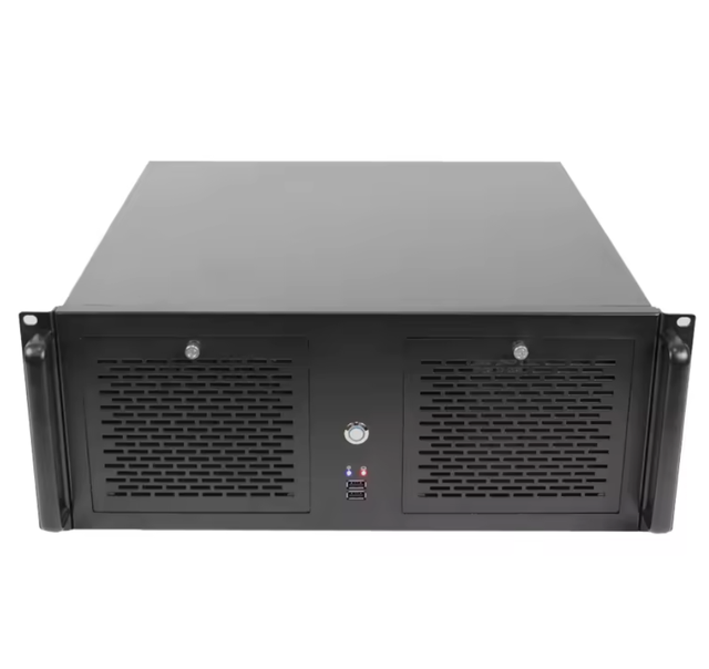 19 Inch Desktop Industrial Computer Server Case 4U Rackmount Storage Fan ATX PC Chassis Industrial Desktop Fan Stocked Btx