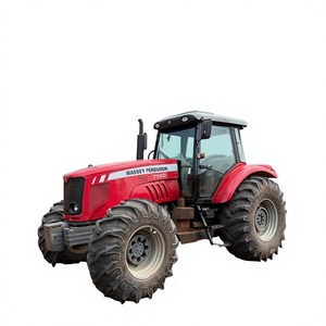 Tracteur agricole Massey Ferguson 7140 rouge 4x4 d'occasion, abordable et performant, 140 CV, moteur haute productivité, composant essentiel - Product Image 1
