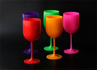 Verres à vin en plastique de 16 oz, gobelets en acrylique réutilisables et incassables pour mariage, fête prénuptiale, anniversaire