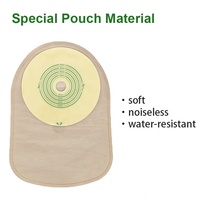 Sacs de colostomie à bout fermé monobloc Sac de stomie fermé Trummed Consommables médicaux