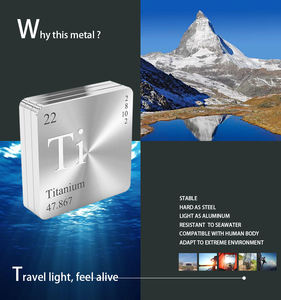 Palillos chinos ecológicos reutilizables personalizados para acampar, mango cuadrado de Metal de titanio puro para restaurantes - Product Image 5