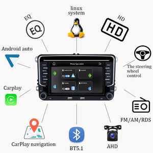 Autoradio Linux 7" per VW <span class=keywords><strong>Volkswagen</strong></span> Jetta <span class=keywords><strong>Multivan</strong></span> <span class=keywords><strong>T5</strong></span> New Beetle, Navigazione Multimediale, Lettore DVD, Wifi, BT, GPS, Carplay - Product Image 2
