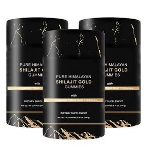 Private Label Shilajit <b>Gummy</b> <b>Candy</b> Dietary Fiber Pure Himalayan Organic Fudge Healthcare Supplement Immune Support Adult 60 - Product Image 1