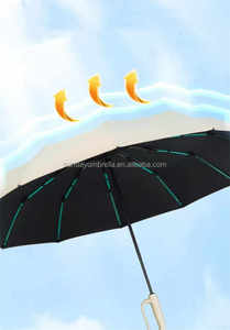 Hebilla de anillo automática personalizada, paraguas a prueba de viento fácil de llevar, regalos de negocios, paraguas para días soleados y lluviosos, Impresión de logotipo - Product Image 3