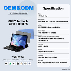 Nhà cung cấp máy tính bảng 14 inch <span class=keywords><strong>Android</strong></span> 13.0 màn hình lớn Bộ nhớ thực 16GB + 128GB mt6769 mỏng máy tính bảng PC pin lớn 10000mAh tablette - Product Image 3