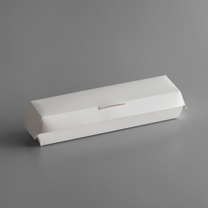 Boîte d'emballage alimentaire jetable en papier kraft biodégradable, conteneur à hot-dogs en forme de coquille, <span class=keywords><strong>assiette</strong></span> - Product Image 2
