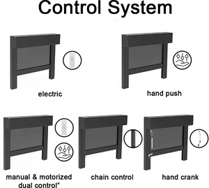 Stores enrouleurs d'extérieur imperméables, moteur <span class=keywords><strong>électrique</strong></span>, rail zippé, rideaux de patio pour hôtel, balcon, pare-soleil coupe-vent, stores de pergola - Product Image 3