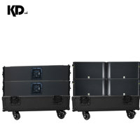 KD-1 Haut-parleur Line Array professionnel à aimant néodyme, double 15 pouces, 3 voies, en contreplaqué de bouleau, 8 ohms, 1200W RMS, étanche