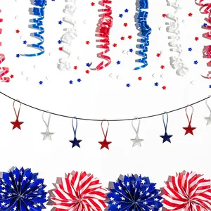 День независимости висит звезда патриотический войлочный звездный орнамент для праздничных украшений
