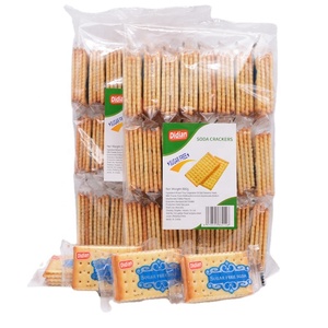 Sin azúcar 500g <span class=keywords><strong>Galleta</strong></span> Crujiente Leche Sal <span class=keywords><strong>Soda</strong></span> Galletas Bicarbonato <span class=keywords><strong>de</strong></span> sodio en forma <span class=keywords><strong>de</strong></span> rectángulo en embalaje <span class=keywords><strong>de</strong></span> cartón - Product Image 3