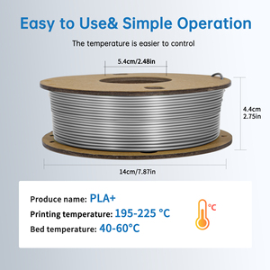 Varillas de plástico de moldeo de Color plateado Varilla de plástico ajustable 250G 330 Nuevas varillas de plástico superior 1,75 M Impresión 3D 1kg mm - Product Image 6