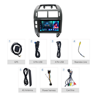 Radio de Coche Android Meihua de 9 Pulgadas con GPS, CarPlay, Multimedia, Reproductor de DVD Estéreo para el Tablero, para VOLKSWAGEN POLO 2004-2011