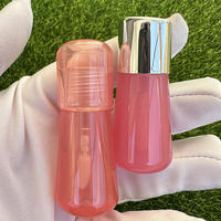 CY024 Tubes de brillant à lèvres pour enfants en forme d'ours de dessin animé 1,5 ml Rose Violet Blanc Plastique Contenant de brillant à lèvres mignon Tube vide