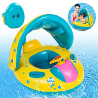 Bouée de natation gonflable en PVC pour enfants, pour utilisation en piscine - Unisexe
