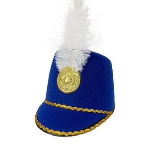 SOLPOP Sombrero <span class=keywords><strong>de</strong></span> Baterista para Niños y Adultos, Disfraz <span class=keywords><strong>de</strong></span> Soldado Negro y Dorado para Desfiles, Clubes y Halloween - Product Image 5