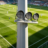 Projecteur LED haute puissance 1000W pour stade sportif, éclairage extérieur pour terrain de football et aire de jeux, portée 30m, pour mât haut
