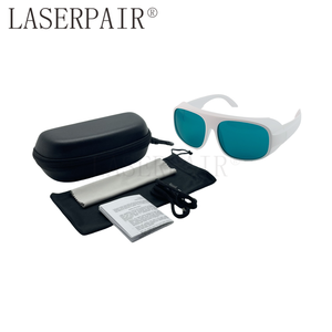 نظارات أمان ليزر معتمدة من <span class=keywords><strong>ANSI</strong></span> <span class=keywords><strong>Z87.1</strong></span> مصنوعة من البولي كربونات لحماية العين من أشعة الليزر 650 نانومتر و694 نانومتر، حماية عالية لآلات الليزر التجميلية للبشرة - Product Image 6