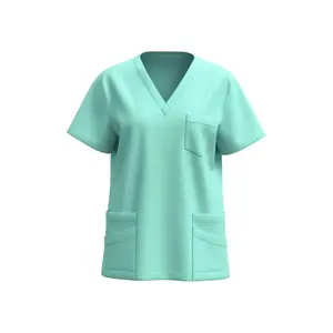 Conjuntos de Uniformes Médicos Personalizados Más Vendidos para Comercio Exterior, Conjuntos de Ropa de Trabajo Estilo Europeo y Americano - Product Image 5