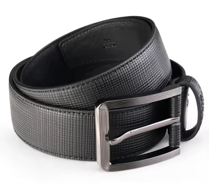 <span class=keywords><strong>Ceinture</strong></span> de golf végétalien réglable en <span class=keywords><strong>cuir</strong></span> pour hommes avec boucle en alliage de zinc - Product Image 4