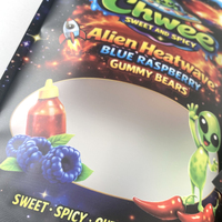 Bolsas de Embalaje de Alimentos Personalizadas con Impresión Mate, Tacto Suave, de Aluminio, para Dulces y Snacks, con Cierre Hermético, Aptas para Alimentos, de 8 oz, Tipo Stand-Up