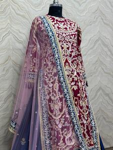 Lehenga Choli de moda con Dupatta Diseñador indio Listo para usar Ropa de fiesta Lehenga Choli Mujeres de moda Lehenga Choli - Product Image 3