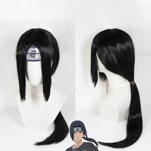 Peluca <span class=keywords><strong>de</strong></span> <span class=keywords><strong>Cosplay</strong></span> <span class=keywords><strong>de</strong></span> Anime <span class=keywords><strong>de</strong></span> <span class=keywords><strong>Itachi</strong></span> <span class=keywords><strong>Uchiha</strong></span>, Color Castaño Claro, Fibra <span class=keywords><strong>de</strong></span> Alta Temperatura Resistente al Calor, con Red <span class=keywords><strong>de</strong></span> Malla Rosa, 130% <span class=keywords><strong>de</strong></span> Densidad - Product Image 4