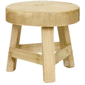 Cross-border <b>wooden</b> succulent <b>stool</b>, round <b>stool</b>, round green plant <b>stool</b>, simple <b>wooden</b> <b>stool</b>, export round <b>stool</b> - Product Image 5